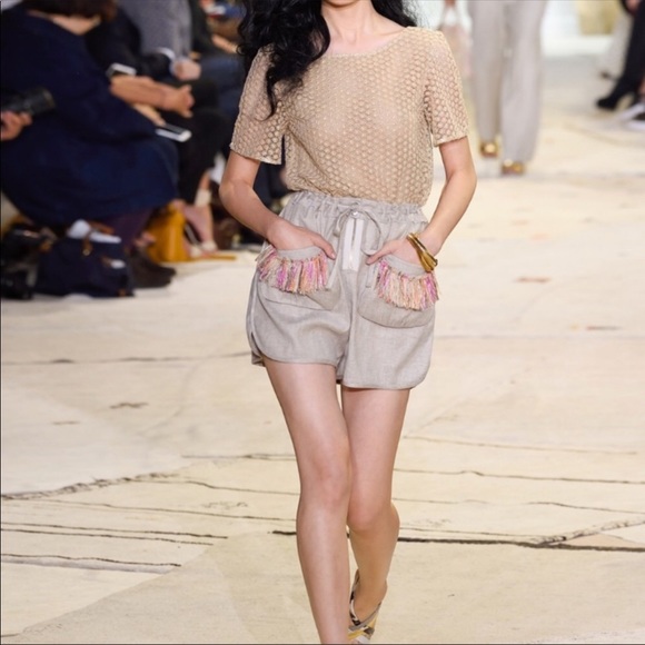 Diane Von Furstenberg Brylee Gold Boxy Top DVF - Picture 2 of 5